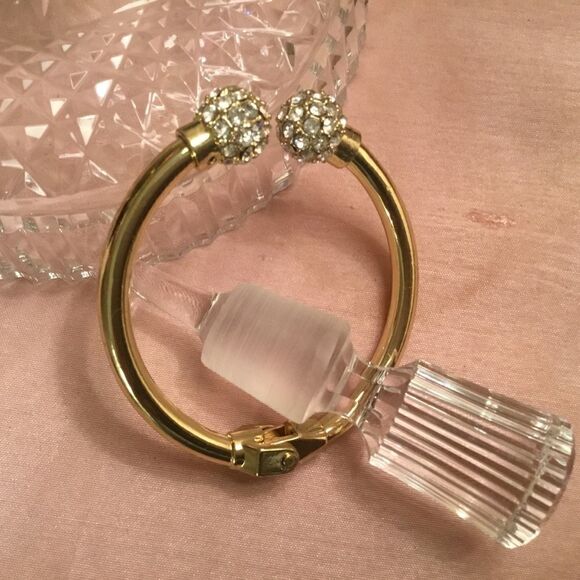 NWOT INC (Macy’s brand) Goldtone and Crystal Ball Bracelet - Picture 6 of 8